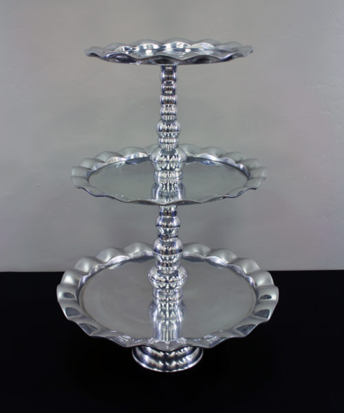 Cupcake Stand, 3-Tier Silver